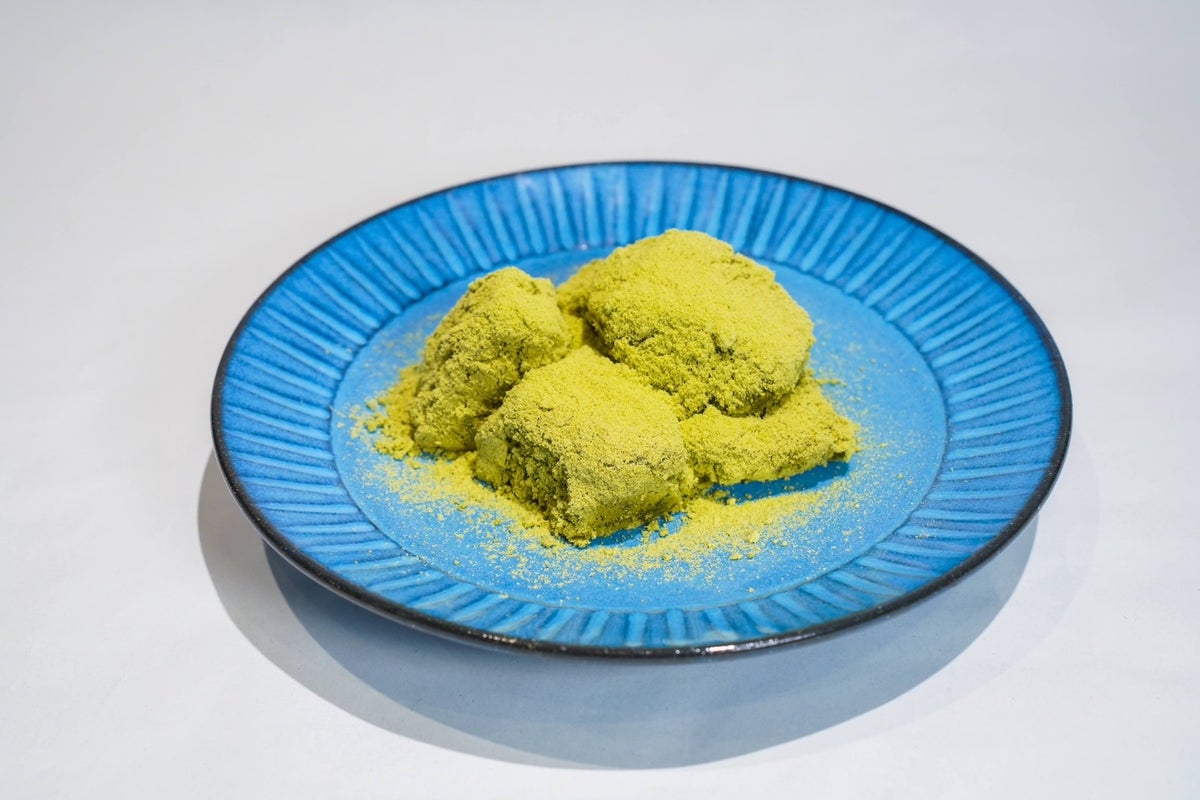 Fresh Warabi Mochi with Matcha — ¥1,200 (tax included)