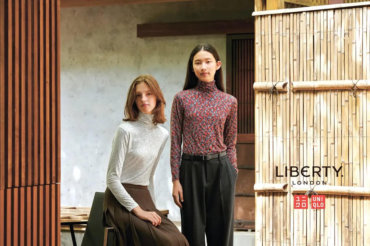 As a limited collection with the British design house LIBERTY LONDON, which boasts 150 years of design history, the Heattech Turtleneck (WOMEN) in all 6 colors will be sold exclusively at UNIQLO Kyoto and UNIQLO online store starting November 6, 2026.