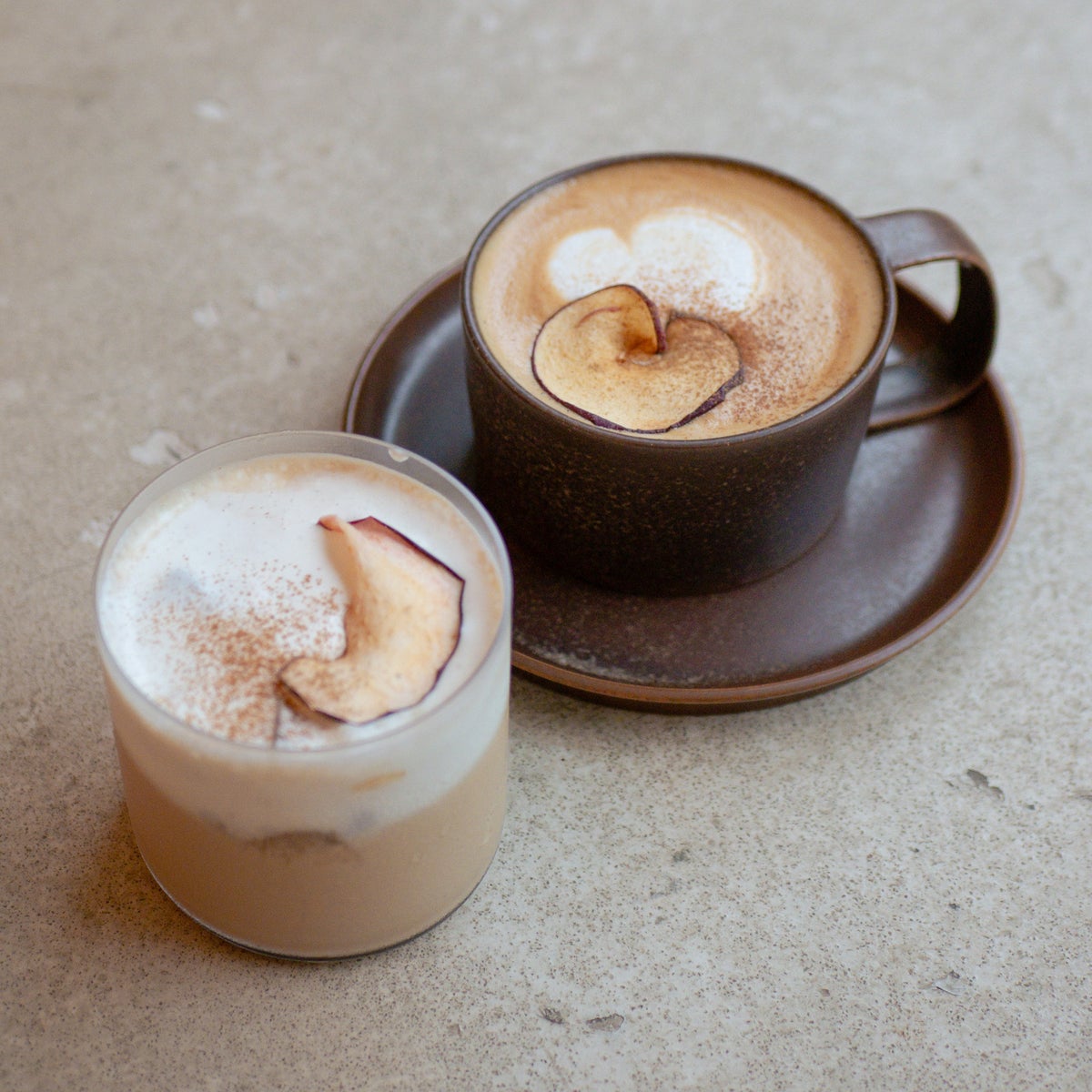 Enjoy our seasonal treats with a cozy coffee. Try the Caramel Apple Pie Latte, available in a short size for ¥850 and a tall for ¥950 (tax included). For a berry twist, the Blackberry Mont Blanc is also offered at ¥850 for a short and ¥950 for a tall (tax included). Savor the rich flavors of our Autumn Chestnut and Hojicha Pound Cake, priced at ¥460. Pair your dessert with our recommended Half or Full Coffee Set, costing ¥980 and ¥1,870 respectively. For coffee lovers, we offer the Autumn Blend coffee beans at ¥2,052 and a 5-pack of drip bags for ¥1,080, with single drip bags at ¥216. During the season, enjoy the Halloween Blend coffee beans for ¥2,052 and a 5-pack of drip bags for ¥1,080. Please note that prices for in-store consumption are ¥950 for a short and ¥1,050 for a tall (tax included) at our Shibuya, Ogikubo, Kamakura, and Komazawa locations.