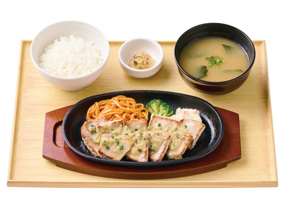 ¥1,230 Pork Steak Set Arrives at Yayoiken Across Japan From Oct 15
